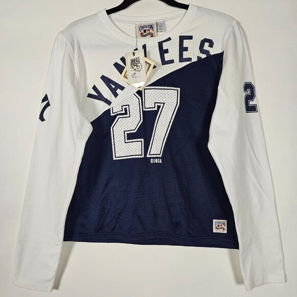 Cooperstown Collection MLB New York Yankees 27 Boys Youth 2XL Long Sleeve Shirt